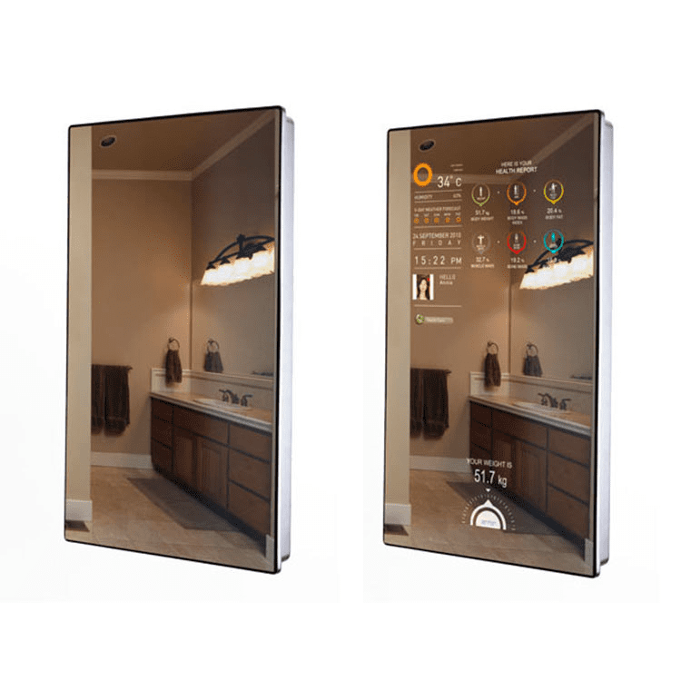 plain mirror glass